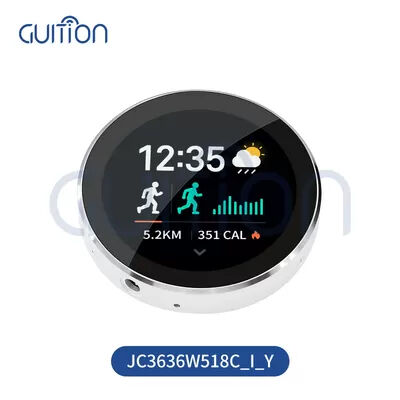 Módulo de visualización HMI con brillo de 300 Cd/m2 y voltaje de funcionamiento de 5 V con toque capacitivo para paneles de control integrados