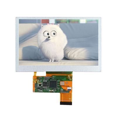 Un buen precio. 4,3 exhibición fina del módulo COF 800x480 Lcd de la pulgada HMI IPS LCD sin el tacto que juega la animación en línea