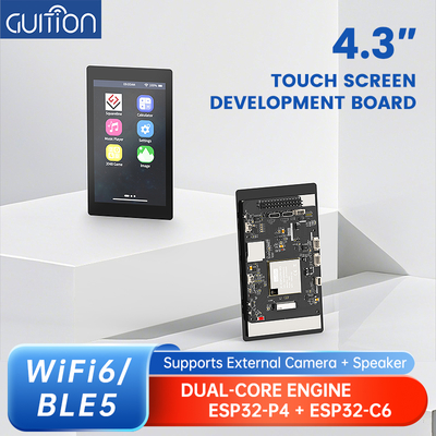 JC4880P443C_I_W Pantalla IPS de vista completa de 4.3 pulgadas ESP32P4/C6 placa de desarrollo de doble núcleo 480 × 800 táctil capacitiva
