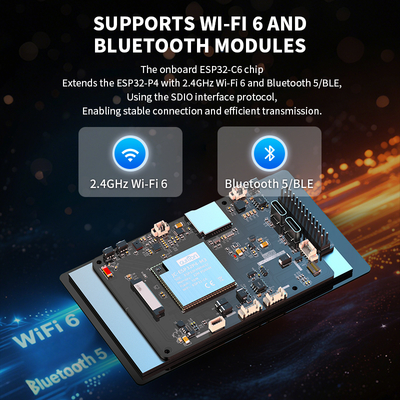 JC4880P443C_I_W 480 × 800 resolución IPS pantalla capacitiva ESP32P4/C6 tarjeta de desarrollo de IoT soporte de código abierto